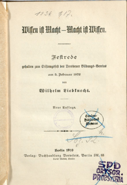 File:Wissen ist Macht (Wilhelm Liebknecht).png