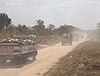 Dusty countryside road