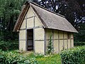 Reconstructie van het door Liudger gebouwde kerkje