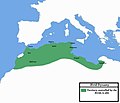 Image 13Zirid territory (green) at its maximum extent around the year 980 (from History of Algeria)