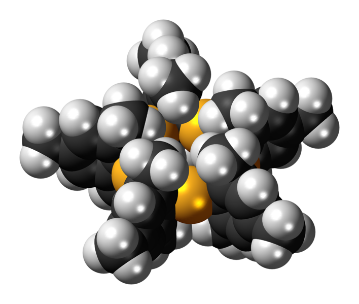 File:(2,4,6-Trimethylphenyl)gold complex spacefill.png