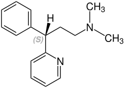 (S) -Feniramin Formula Structural V1.svg