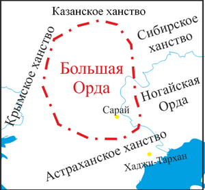 Контрольная работа: Распад Золотой Орды. Образование Казанского ханства