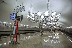 Illustrativt billede af artiklen Tropariovo (Moskva metro)