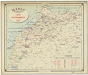 خريطة اقتصادية للمغرب 1928