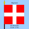 Drapeau du régiment de Picardie