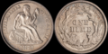 1873-CC Without Arrows Dime PCGS MS-65 Unique CC Coin.png