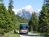 Bus des RVO im Karwendel