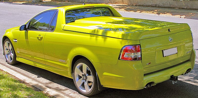 File:2008 Holden VE Commodore SS V Ute (rear view).jpg