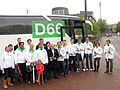 Bus de campanya de D66 a Doetinchem