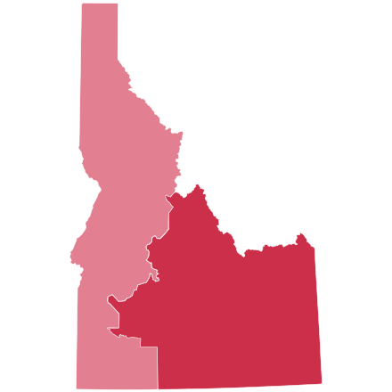 Idaho's results 2010 House elections Idaho.svg