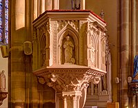 Église Notre-Dame du Bas de Ronchamp : détail de la chair.