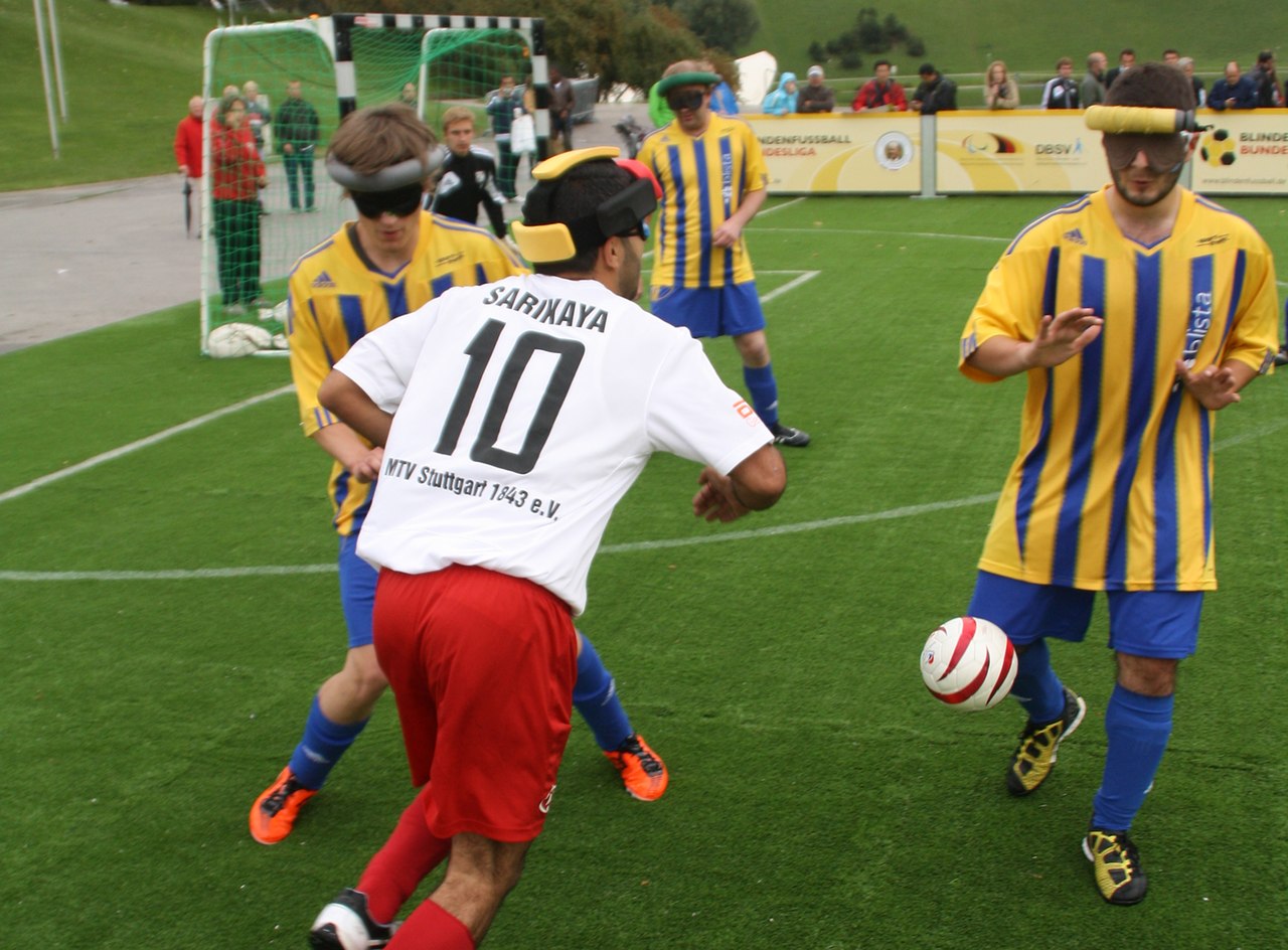 Bildergebnis für blindenfußball