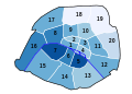 2012 French presidential election - Second round - Paris - Abstention.svg