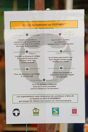 Charte du festivalier.