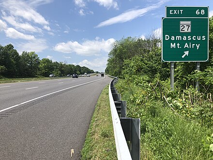 I-70/US 40 in Carroll County