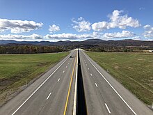 US 48 in Moorefield 2019-10-27 14 58 29 View west along U.S. Route 48 from the overpass for West Virginia State Route 55 in Moorefield, Hardy County, West Virginia.jpg