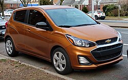 2019 Chevrolet Spark LS (M400 facelift), voorzijde 3.2.20.jpg