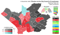 Results of the 2020 Leverkusen city council election.