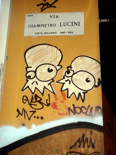 File:2353 - Milano - Graffiti-art in via Lucini - Foto Giovanni Dall'Orto, 16-Feb-2008.jpg