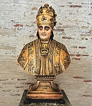 Buste du pape saint Grégoire le Grand.