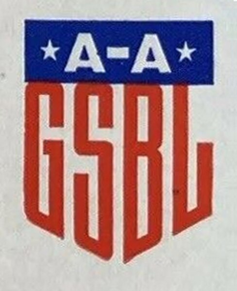 Logo of the All-American Girls Softball League, 1943