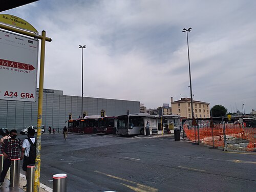 ATAC Stazione Tiburtina bus terminus in Rome