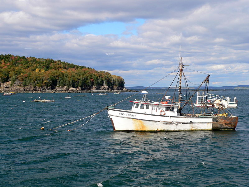 File:A Lobster Boat at Bar Harbor.jpg