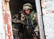 Українські солдати під час «Репід Трайдент-2014», 23 вересня 2014