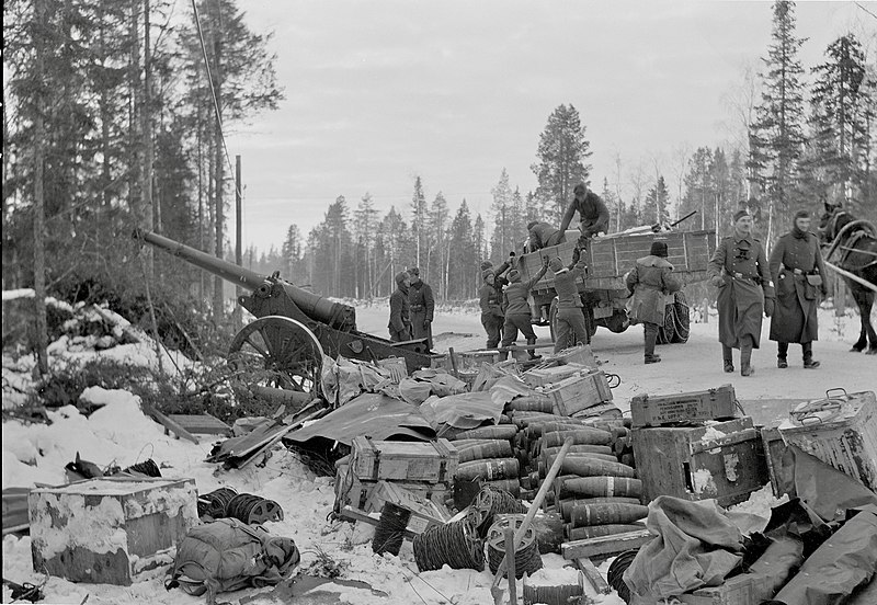 File:Abandoned Soviet equipment captured by the Finnish east of Kestenga.jpeg