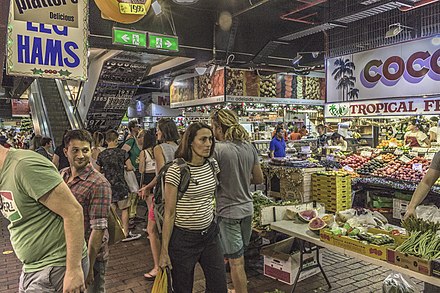 Central Market in the Adelaide city centre.