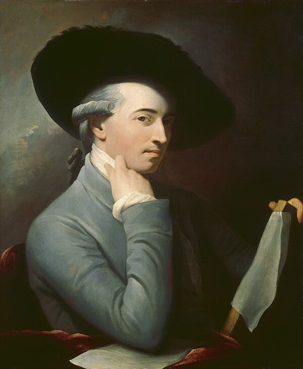 Self-portrait of Benjamin West, c. 1763