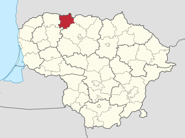 Akmene in Lithuania.svg