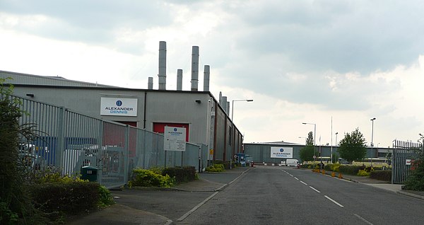 The former Alexander Dennis chassis factory in Guildford, closed in 2020