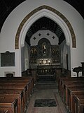 Thumbnail for File:All Saints church interior, Waldershare - geograph.org.uk - 1597675.jpg