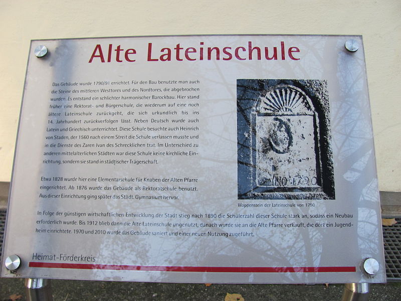 File:Alte Lateinschule Ahlen Infoschild.jpg