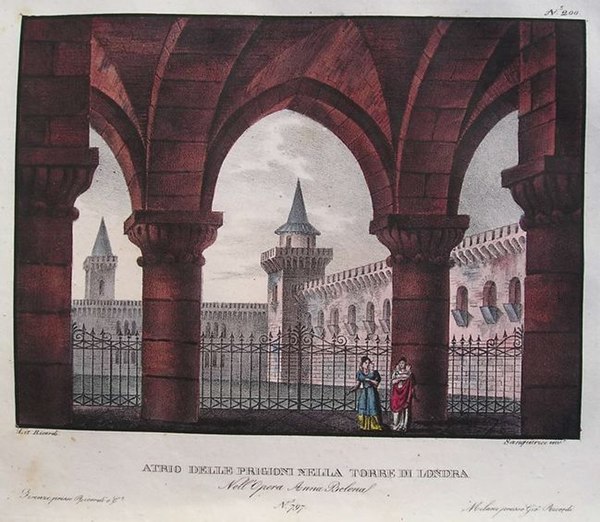 Set design by Alessandro Sanquirico for the 1830 premiere