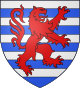 Escudo de armas de Geoffroy Ier y Geoffroy II de Luisgnan, señores de Vouvant.