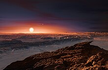 Impresia artistului despre Proxima Centauri b