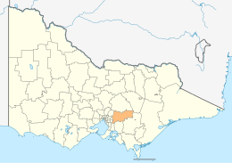 Comté de Yarra Ranges - Carte