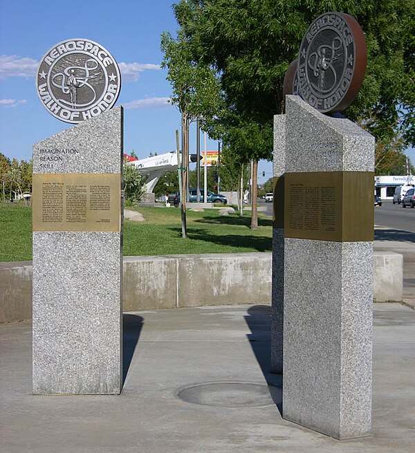 Three of the monuments in front of the Sheriff's station