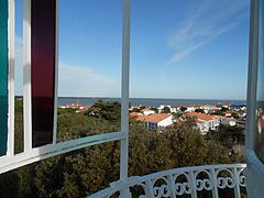 Vue sur un quartier de Fromentine depuis le balcon