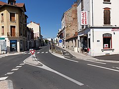 Avenue de Gramont avec sa piste cyclable