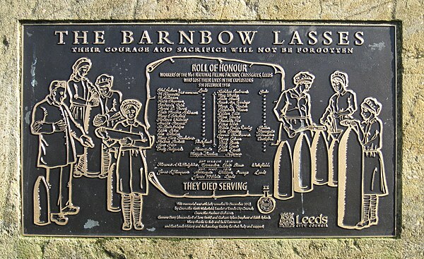 Memorial plaque in Manston Park