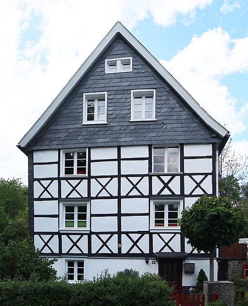 Baudenkmal Virchowstraße 18 - 24 Solingen Frontansicht