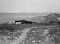 Bedouin tent near the foot of Gamala, Sea of Galilee in background.