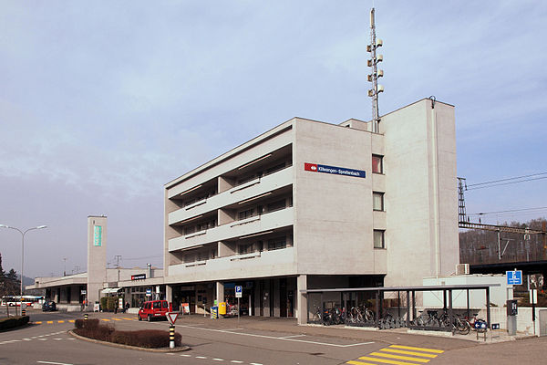 The station building in 2010