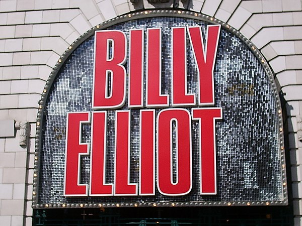 Billy Elliot sign in West End