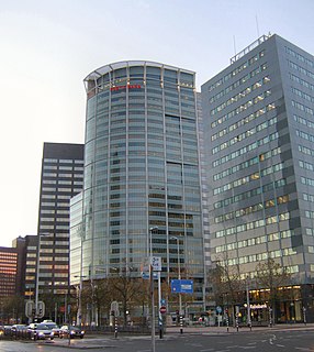 Stadsdriehoek Neighborhood of Rotterdam in South Holland, Netherlands