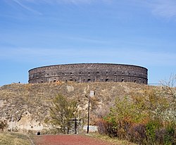 Sev Berd or the Black Fortress near Gyumri, built during the 1830s by the Russians in response to the Russo-Turkish War of 1828–1829